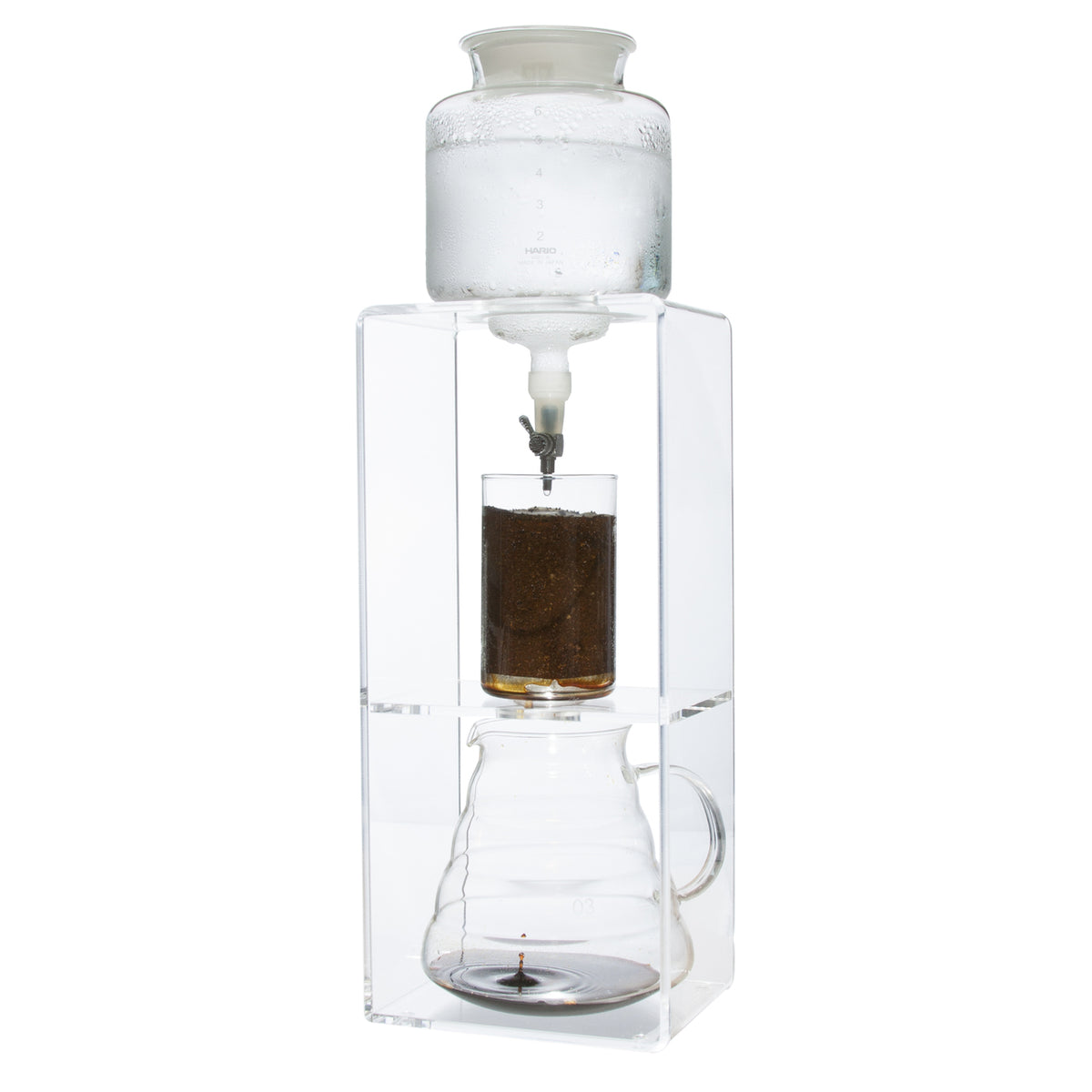 Hario clear outlet water dripper