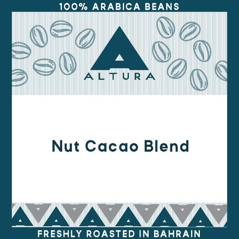 Roasted Coffee Beans - Nut Cacao Blend (Medium Dark Roast)