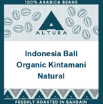 Roasted Coffee Beans - Indonesia Bali Organic Kintamani Natural (Medium Roast)