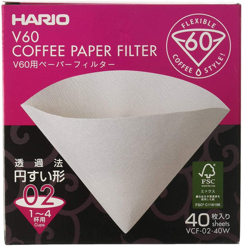 HARIO V60 Paper Filter with Box